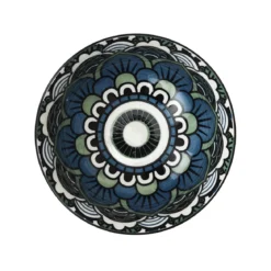 BOL MANDALA BLEU D.12CM