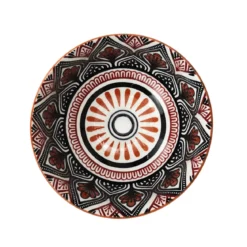 BOL MANDALA ORANGE D.12CM