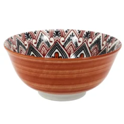 BOL MANDALA ORANGE D.15CM