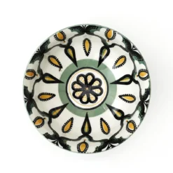 BOL MANDALA VERT D.12CM