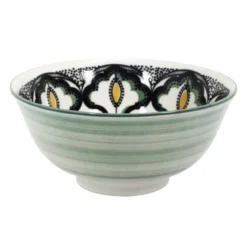 BOL MANDALA VERT D.15CM