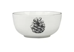 BOL POMME DE PIN 13CM