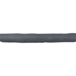 BOUDIN PORTE CARRE VELOURS 80CM BANDE AGRIPP GRIS
