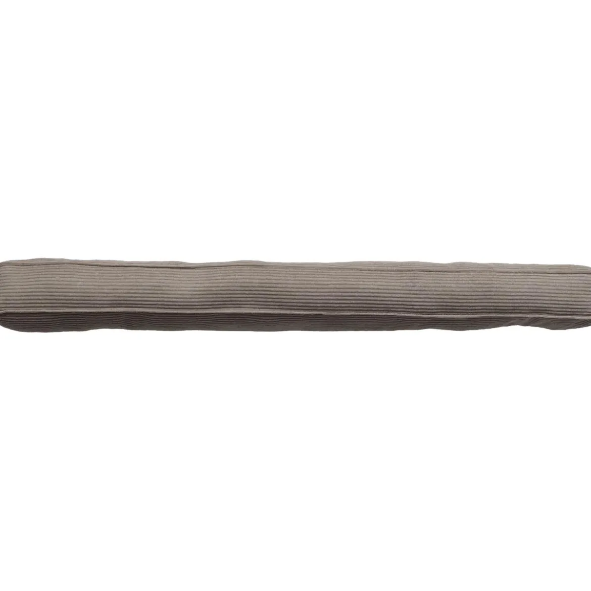 BOUDIN PORTE CARRE VELOURS 80CM BANDE AGRIPP TAUPE