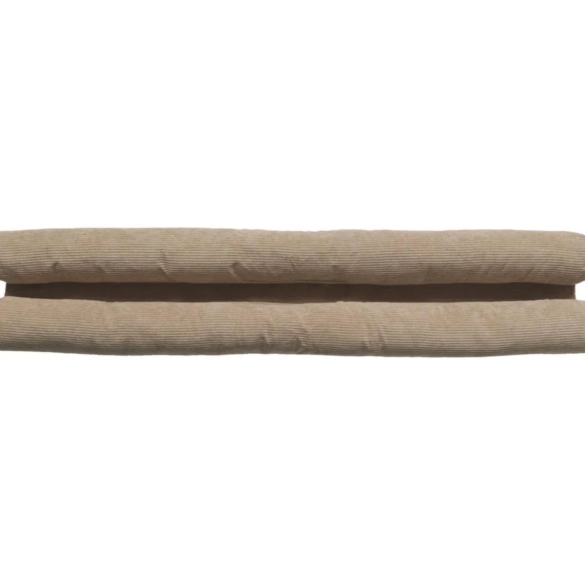BOUDIN PORTE DOUBLE BOURRELET VELOURS COTELE 80CM BEIGE
