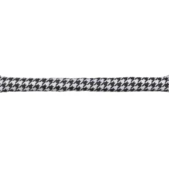 BOUDIN PORTE SIMPLE BOURRELET 80CM PIED DE POULE BLANC