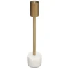 BOUGEOIR MARBRE SUITE BLANC H.27CM