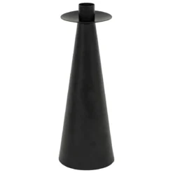 BOUGEOIR METAL AUTOMNE NOIR TAILLE L