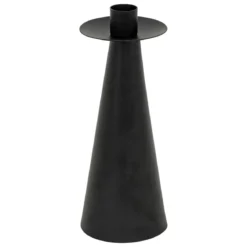 BOUGEOIR METAL AUTOMNE NOIR TAILLE L