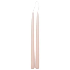 BOUGIE BATON HUGO ROSE H.30CM X2 PIECES