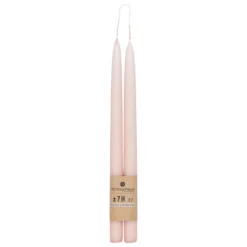 BOUGIE BATON HUGO ROSE H.30CM X2 PIECES