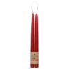 BOUGIE BATON HUGO ROUGE H.30CM X2 PIECES