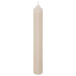 BOUGIE BATON HUGO TAUPE H.16CM X10 PIECES
