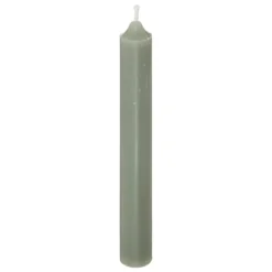 BOUGIE BATON HUGO VERT H.16CM X10 PIECES