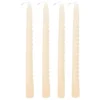 BOUGIE BATON TWIST HUGO IVOIRE H.25CM X4 PIECES