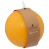 BOUGIE BOULE LED MOLIA JAUNE D.12CM