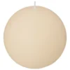 BOUGIE BOULE OLIA IVOIRE D.10CM