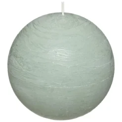 BOUGIE BOULE RUSTIC EUCALYPTUS D.10CM