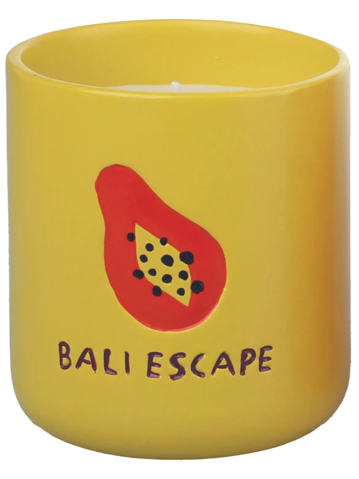 BOUGIE CERAMIQUE BALI 8.8X8.8X10.4CM