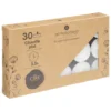 BOUGIE CHAUFFE PLAT CIRE VEGETAL MANY BLANC D.2CM
