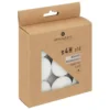 BOUGIE CHAUFFE PLAT HUGO BLANC D.3.75CM X18 PIECES
