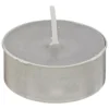 BOUGIE CHAUFFE PLAT HUGO GRIS D.3.75CM X18 PIECES