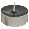 BOUGIE CHAUFFE PLAT HUGO NOIR D.3.75CM X18 PIECES