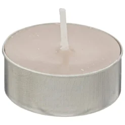 BOUGIE CHAUFFE PLAT HUGO TAUPE D.3.75CM X18 PIECES