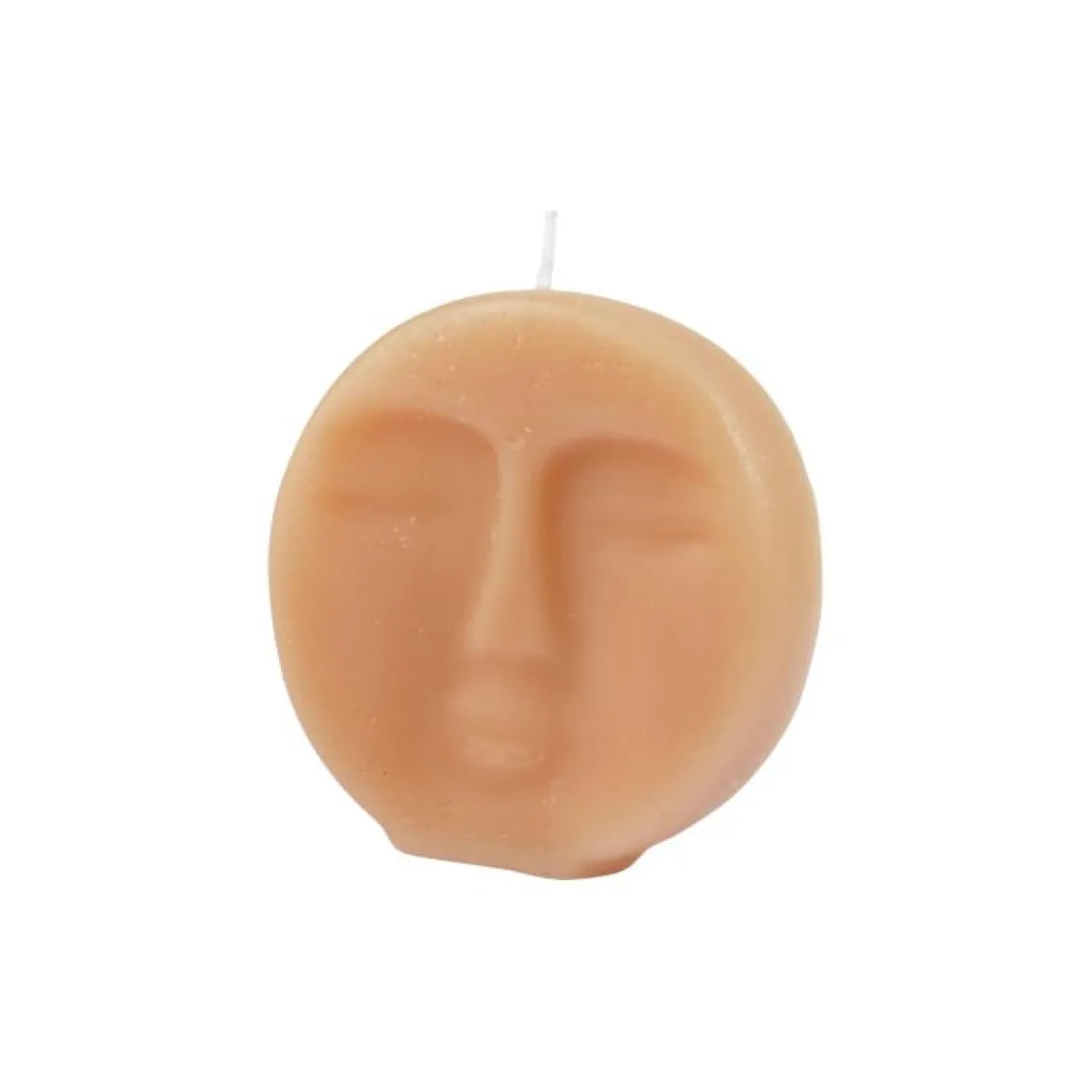 BOUGIE FORME VISAGE 9X2.5X9CM SEMOULE