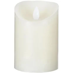 BOUGIE LED BLANC CASSE 370G