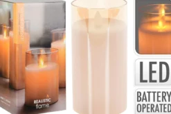 BOUGIE LED VERRE