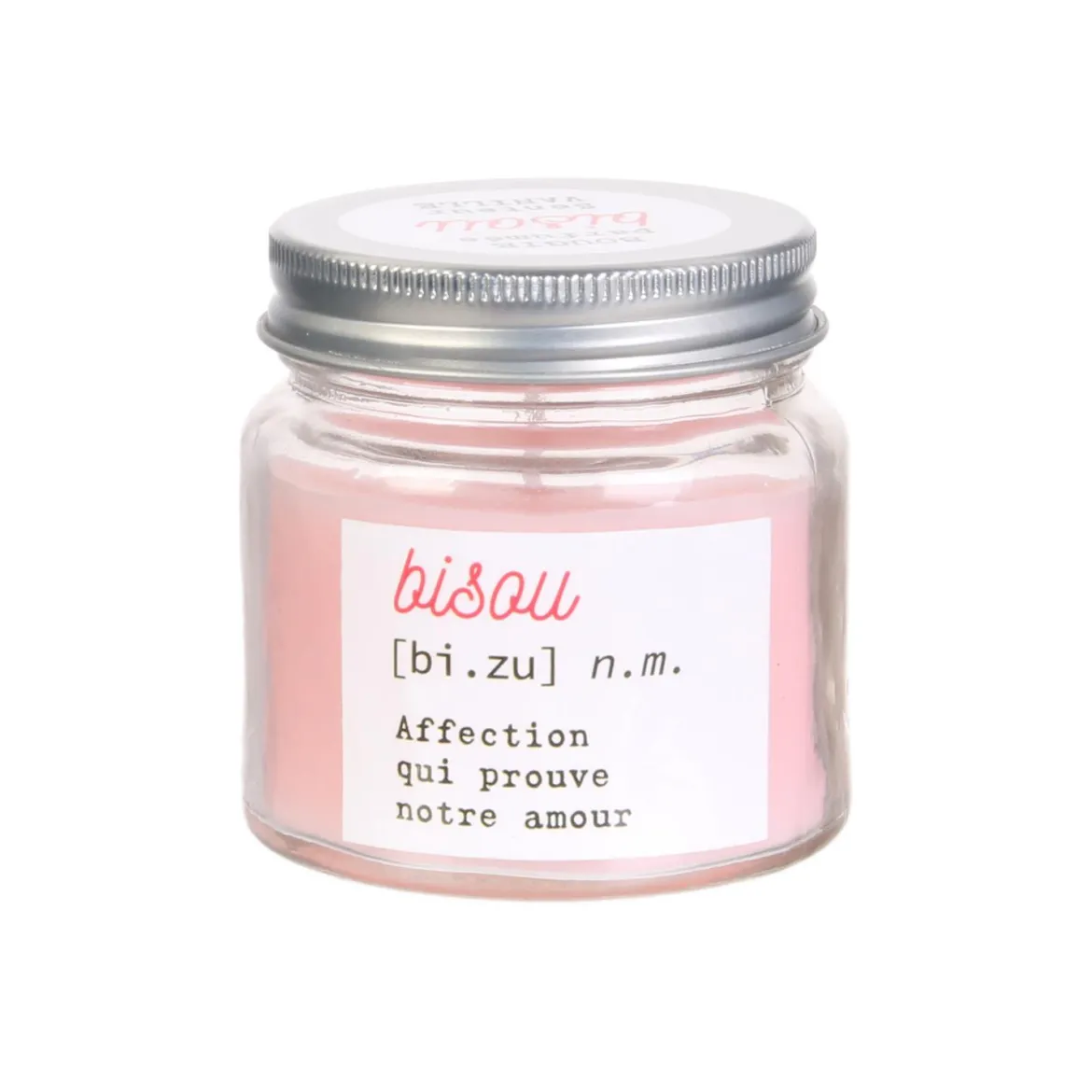 BOUGIE MINI BOCAL MOTS AMOUR