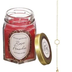 BOUGIE PARFUMEE BOCAL DECO BIJOU SURPRISE