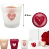 BOUGIE PARFUMEE COEUR H.6.5CM