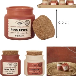 BOUGIE PARFUMEE DESERT POT H.6.5CM