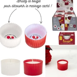 BOUGIE PARFUMEE MESSAGE SECRET AMOUR