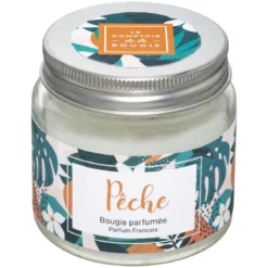 BOUGIE PARFUMEE MONI POT VERRE PECHE 65G