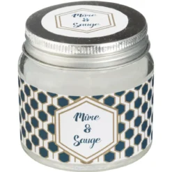 BOUGIE PARFUMEE MONI POT VERRE MURE ET SAUGE 65G