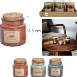 BOUGIE PARFUMEE POT APOTHICAIRE H.6.5CM