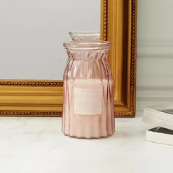 BOUGIE PARFUMEE VASE CISELE H.18CM
