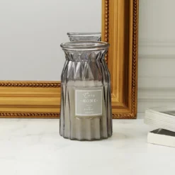 BOUGIE PARFUMEE VASE CISELE H.18CM