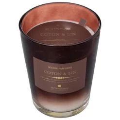 BOUGIE PARFUMEE VERRE ALMA COTON 855G