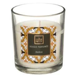 BOUGIE PARFUMEE VERRE AMBRE NEDA 110G