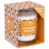 BOUGIE PARFUMEE VERRE AVEC BIJOU MILY VANILLE 220G