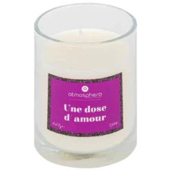 BOUGIE PARFUMEE VERRE AVEC BIJOU MILY FRUIT ROUGE 220G