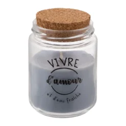 BOUGIE PARFUMEE VERRE ET LIEGE 130G