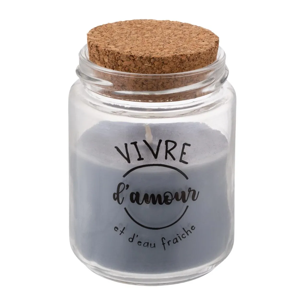 BOUGIE PARFUMEE VERRE ET LIEGE 130G
