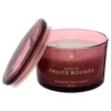 BOUGIE PARFUMEE VERRE GLOWY FRUIT ROUGE 440G