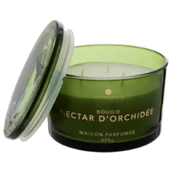 BOUGIE PARFUMEE VERRE GLOWY ORCHIDEE 440G