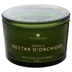 BOUGIE PARFUMEE VERRE GLOWY ORCHIDEE 440G